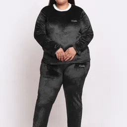 KLOTTHE Plus Size Round Neck T-shirt With Pyjama-picture-3