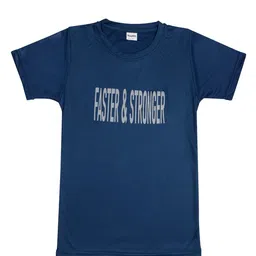 TINY HUG Boys Typography Printed Dri-FIT Slim Fit T-shirt-13