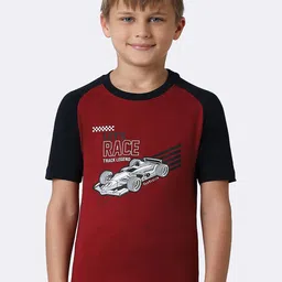 Van Heusen Boys Graphic Printed Cotton Smart Tech Easy Stain Release T-shirt-image-65