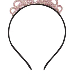 Aye Candy Girls Pink Glitter Embellished Heart Tiara-39