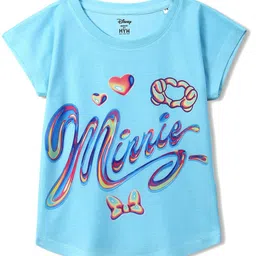 Wear Your Mind Girls Minnie Mouse Printed Extended Sleeves Top-image-46
