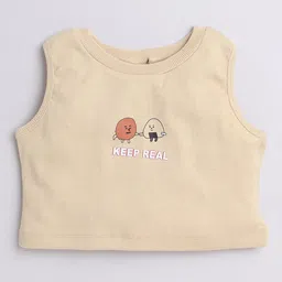 AWW HUNNIE Girls Graphic Print Crop Top-image-79
