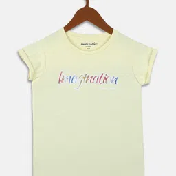 Monte Carlo Girls Yellow Print Top-image-73