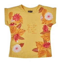 Peppermint Girls Floral Printed Extended Sleeves T-shirt-image-96
