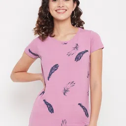 Duke Purple & Blue Animal Print Top-image-37