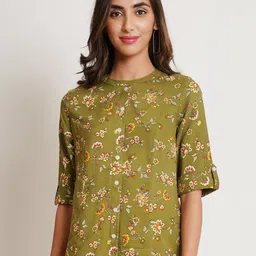 IX IMPRESSION Floral Print Top-image-30