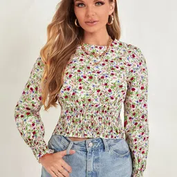 Stylecast X Slyck Floral Printed Top-image-68