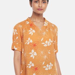 Annabelle by Pantaloons Beige Floral Print Top-picture-25