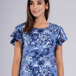 Bachuu Floral Printed Flared Sleeves Regular Top-image-15