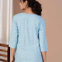 BAESD Geometric Print Top image 4