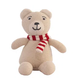 Pluchi Kids Baby Bear with Scarf Cotton Soft Toy-36