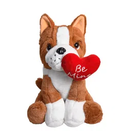 Ultra Kids Brown & White Sitting Dog For Valentine Soft Toy-image-83