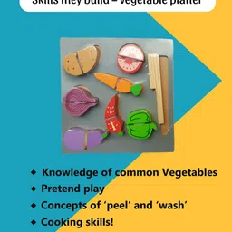 wonderLearn Kids Set Of 4 Beige Puzzle Learning and Development Toys image 4