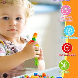 PLANET of Toys 150 Pieces Hexagonal Building Blocks Set image 5