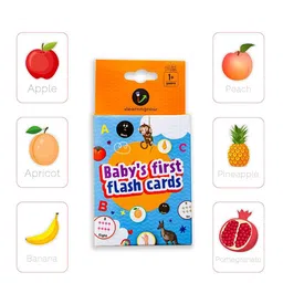 ilearnngrow Kids Set Of 30 Fruits Flash Cards & Pasting Fruits on Dotted line and Velcro image 4