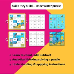 wonderLearn Kids White Einstein Series- Math Activities Learning and Development Toys image 4