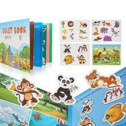 Kidology Kids Quiet Zoo Book Learning and Development Toys-12