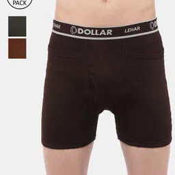 Dollar Lehar Combed Cotton Men Pack Of 3 Trunks MLHTR-03-PO3-ASST-picture-10