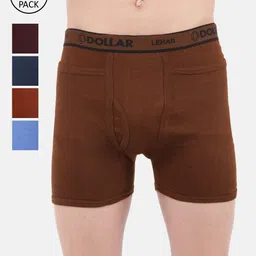Dollar Lehar Combed Cotton Men Pack Of 5 Trunks MLHTR-03-PO5-ASST-39