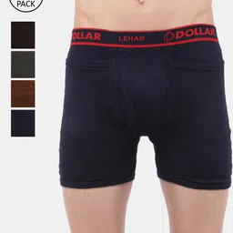 Dollar Men Pack Of 5 Lehar Combed Cotton Trunk MLHTR-03-PO5-ASST1-38