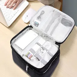 Kuber Industries Black Regular Multi-Utility Organiser-11