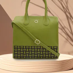 Caprese Textured Structured Handheld Bag-77