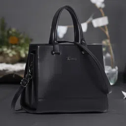 Exotic Structured Synthetic Leather Handheld Bag image 1