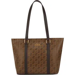 Lavie Women Typography Printed Structured Leather Shoulder Bag-16
