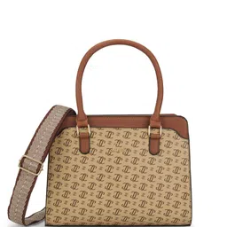 Lavie Women Typography Printed Structured Leather Handheld Bag-51
