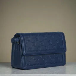 Toteteca PU Structured Sling Bag with Cut Work image 2