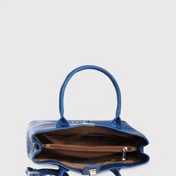 Caprese The Kiara Collection Mink Small Ultramarine Handheld Bag with With Double Handle image 3