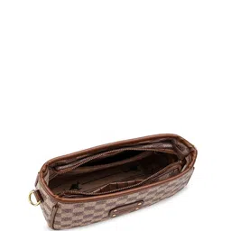 Diva Dale Printed PU Structured Sling Bag with Cut Work image 5