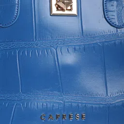 Caprese The Kiara Collection Mink Small Ultramarine Handheld Bag with With Double Handle image 5