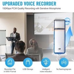 fredi hd plus Hidden USB Voice Recorder 8GB Storage in-Built Small Sized Poratble Recorder 7-8hrs Battery Backup Audio Recorder Device image 4