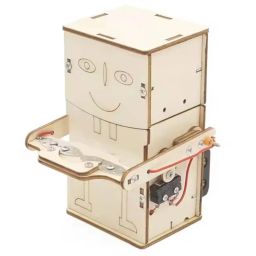 Wooden Coin Eating STEM Kit DIY Wooden Coin Eating Robot Kit DIY Coin Eating Robot Kit DIY Science Project Kits Build Your Own Coin-Devouring Machine- RS6346Wooden Coin Eating STEM Kit DIY Wooden Coin Eating Robot Kit DIY Coin Eating Robot Kit DIY Science Project Kits Build Your Own Coin-Devouring Machine- RS6346 image 3