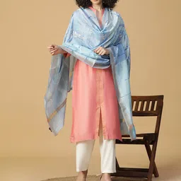 SHINGORA Cotton Silk Printed Dupatta-44