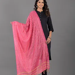 Apratim Striped Cotton Dupatta-21