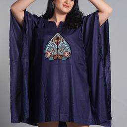 LetsDressUp Ethnic Motifs Print Kimono Sleeve Kaftan Dress-image-36