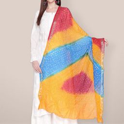 Dupatta Bazaar Dyed Bandhani Dupatta-36