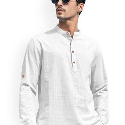 univibe Mandarin Collar Short Kurta-image-57