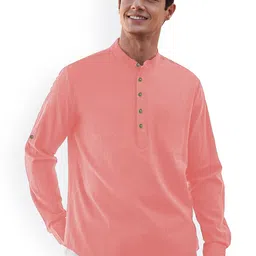 univibe Mandarin Collar Short Kurta-image-98