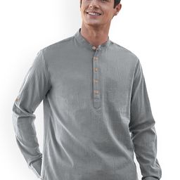 univibe Mandarin Collar Short Kurta-image-54