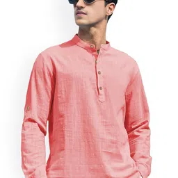 univibe Mandarin Collar Short Kurta-image-76