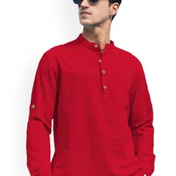 univibe Mandarin Collar Short Kurta-picture-18