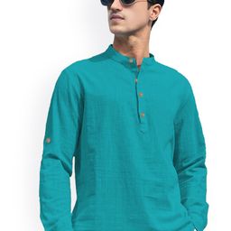 univibe Mandarin Collar Short Kurta-image-32