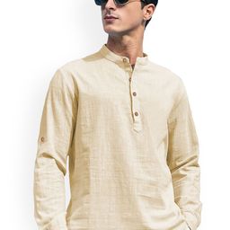 univibe Mandarin Collar Short Kurta-image-43