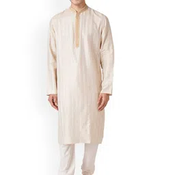 ZOIS Men Thread Work Kurta-image-34