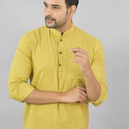 Navyas Fashion Mandarin Collar Long Sleeves Short Kurta-image-33