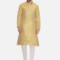 Sethukrishna Mandarin Collar Long Sleeves Straight Kurta-picture-37