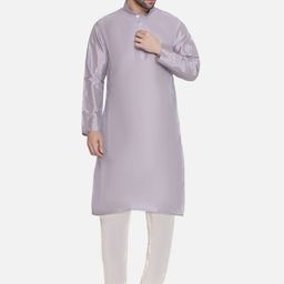 Sethukrishna Mandarin Collar Long Sleeves Straight Kurta-picture-11
